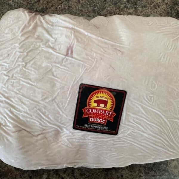Compart Duroc 1/3 Pork Belly Skinless Square Cut