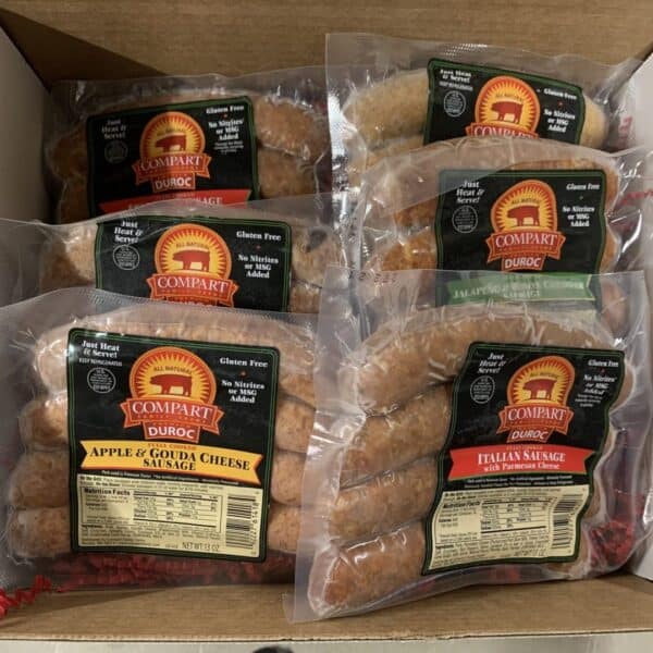 Compart Duroc Mixed Sausage Sampler- You Pick 6!