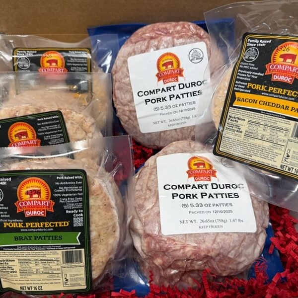 Compart Duroc® Assorted Pork Patty Pack